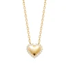 Maison de la Bijouterie Collier femme pendentif cœur plaqué or UW3V3Z45 | Femme Collier Et Pendentif