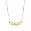 Maison de la Bijouterie Collier femme pendentif effet martelé plaqué or UYY0WU45 | Femme Collier Et Pendentif
