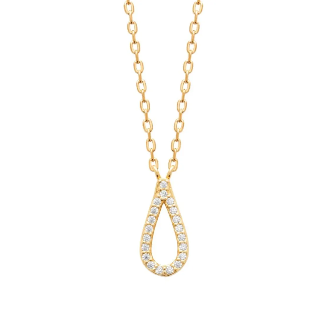 Maison de la Bijouterie Collier femme pendentif goutte oxyde plaqué or UW3V6Y45 | Femme Collier Et Pendentif