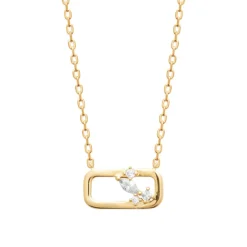 Maison de la Bijouterie Collier femme pendentif oz plaqué or UW404645 | Femme Collier Et Pendentif