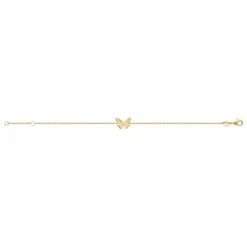 Maison de la Bijouterie Collier femme pendentif papillon plaqué or UYYZYY45 | Femme Collier Et Pendentif