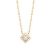 Maison de la Bijouterie Collier femme pendentif plaqué or oxydes de zirconium UW3UV345 | Femme Collier Et Pendentif