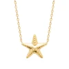 Maison de la Bijouterie Collier femme pendentif étoile plaqué or UYY0Z445 | Femme Collier Et Pendentif