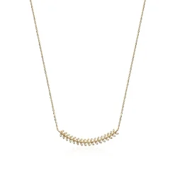 Maison de la Bijouterie Collier Femme épi plaqué or UWZ5W645 | Femme Collier Et Pendentif