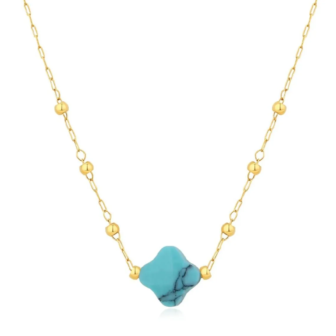 Pixies Bijoux Collier Femme Bonheur - PNS0049-1TQS Acier | Femme Collier Et Pendentif