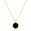 Pixies Bijoux Collier Femme Coco - PNS0007-1BKO Acier | Femme Collier Et Pendentif