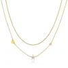 Pixies Bijoux Collier Femme Marguerite - PNM0057-1WHT Acier | Femme Collier Et Pendentif