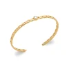 Maison de la Bijouterie Collier femme plaqué or blanc serti clos - UW34Z55V | Femme Bracelet