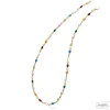 Maison de la Bijouterie Collier femme plaqué or cristal serti clos serti clos multicolor - YVW0VZ45 | Femme Collier Et Pendentif