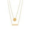 Maison de la Bijouterie Collier femme plaqué or fantaisie UYZ4VW45 | Femme Collier Et Pendentif