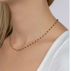 Maison de la Bijouterie Collier femme plaqué or laque - YU0U3U45 | Femme Collier Et Pendentif