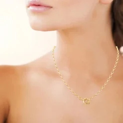 Maison de la Bijouterie Collier femme plaqué or UYYZ5645 | Femme Collier Et Pendentif