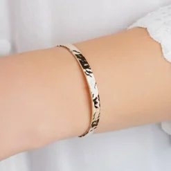 Maison de la Bijouterie Collier femme plaqué or martele - UYZ4ZU56 | Femme Bracelet