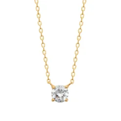 Maison de la Bijouterie Collier Femme plaqué or oxyde zyrconium 6,5 mm UWZ00Y45 | Femme Collier Et Pendentif