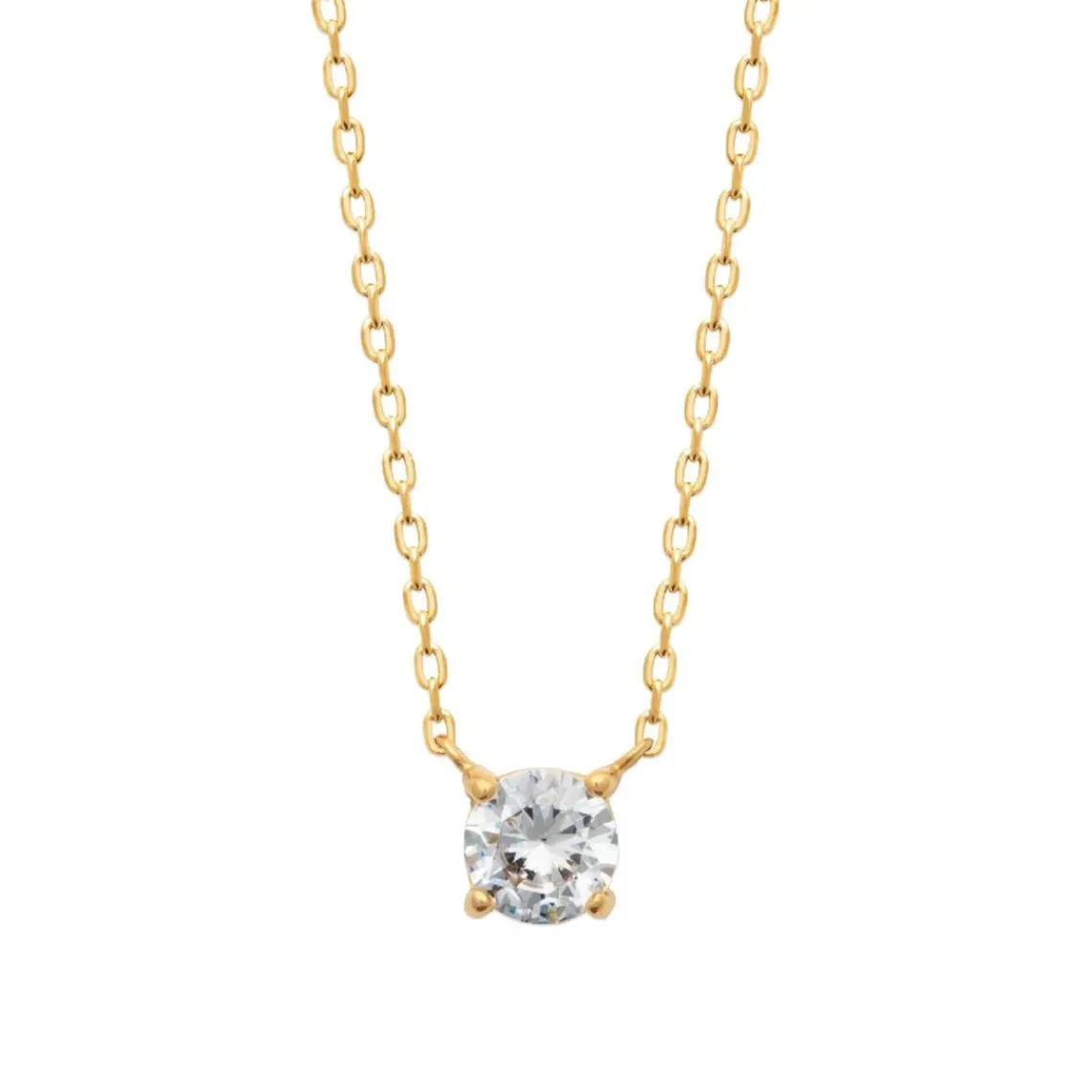 Maison de la Bijouterie Collier Femme plaqué or oxyde zyrconium 6,5 mm UWZ00Y45 | Femme Collier Et Pendentif