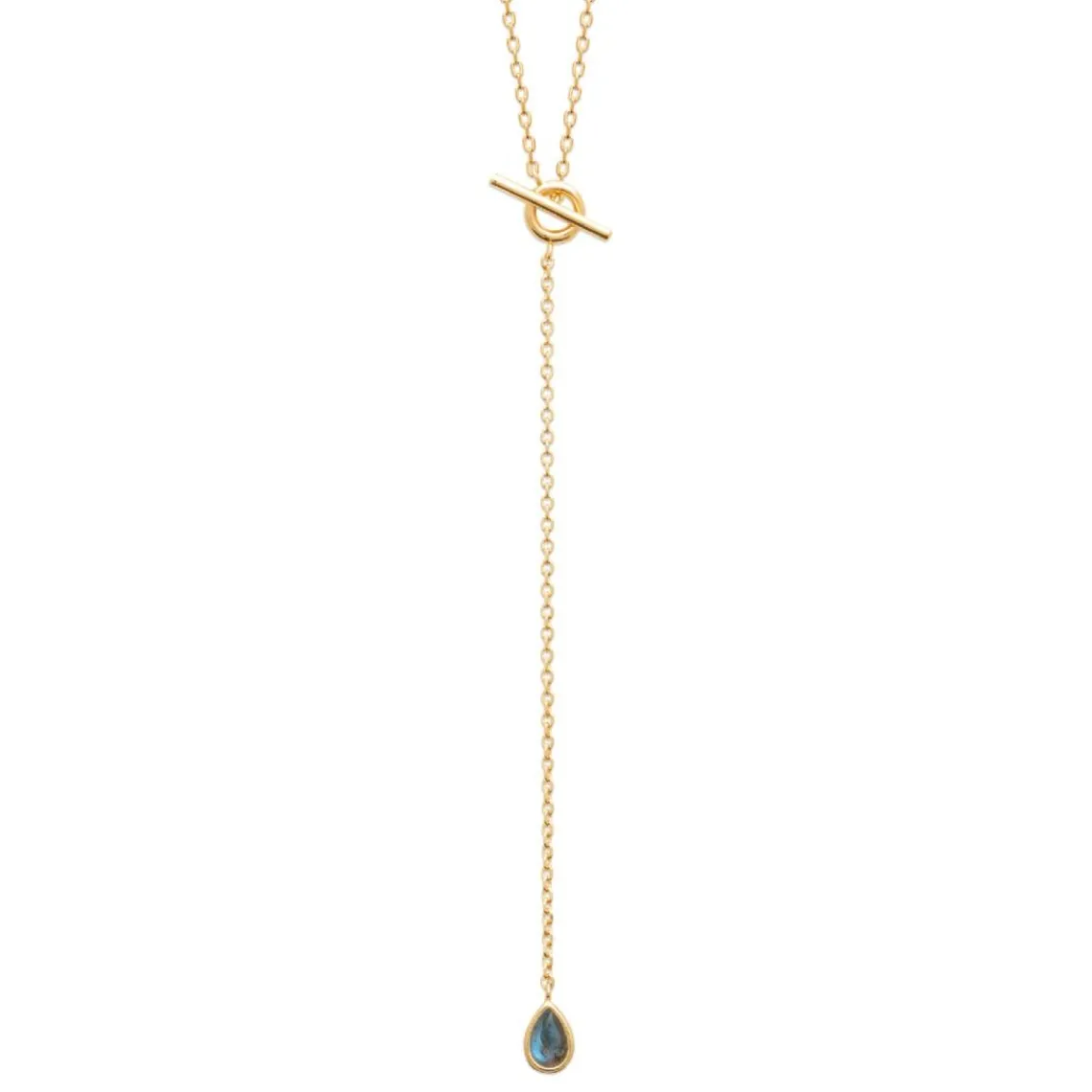 Maison de la Bijouterie Collier femme plaqué or pendant labradorite UW40Z345 | Femme Collier Et Pendentif