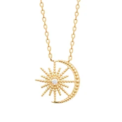 Maison de la Bijouterie Collier femme plaqué or pendentif fantaisie UW3U5U45 | Femme Collier Et Pendentif