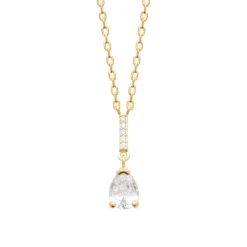 Maison de la Bijouterie Collier femme plaqué or pendentif oxyde UW3UWW45 | Femme Collier Et Pendentif