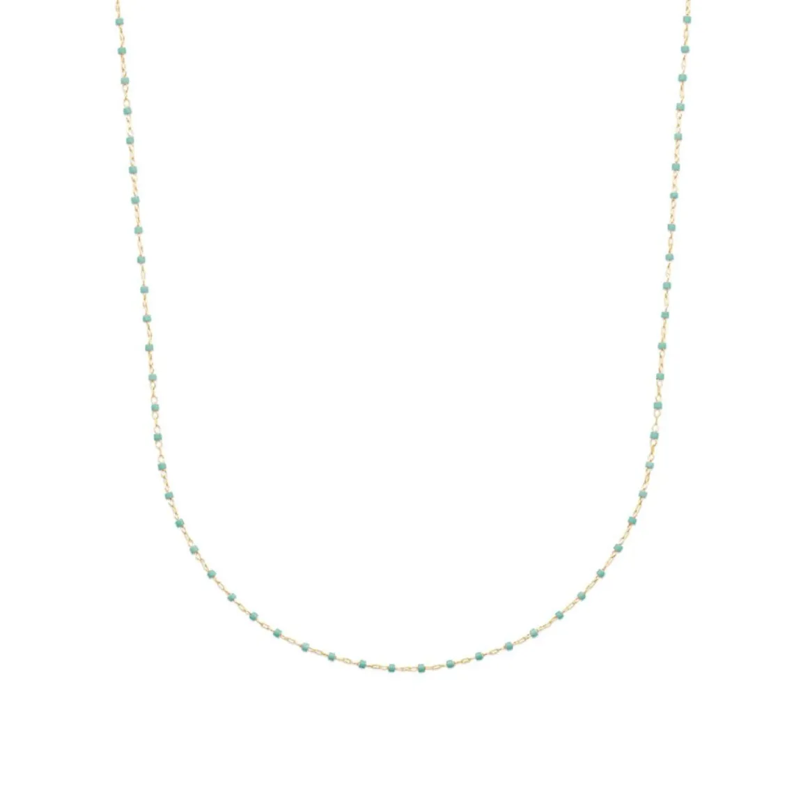Maison de la Bijouterie Collier femme plaqué or perle miyuki - YU0U6U45 | Femme Collier Et Pendentif