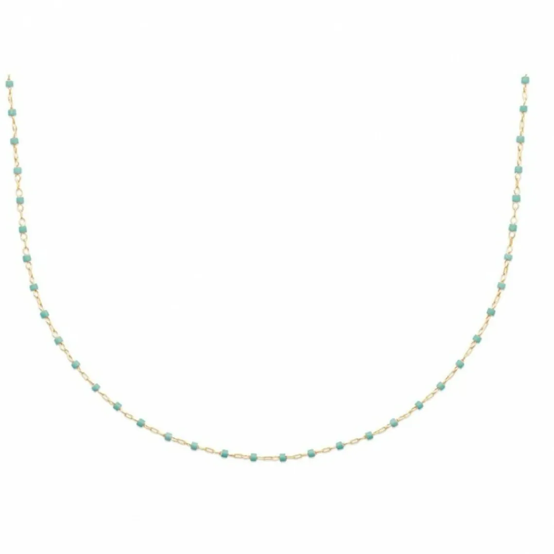 Maison de la Bijouterie Collier femme plaqué or perle miyuki - YU0U6U45 | Femme Collier Et Pendentif