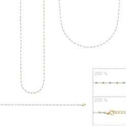 Maison de la Bijouterie Collier femme plaqué or perle miyuki - YU0U6U45 | Femme Collier Et Pendentif