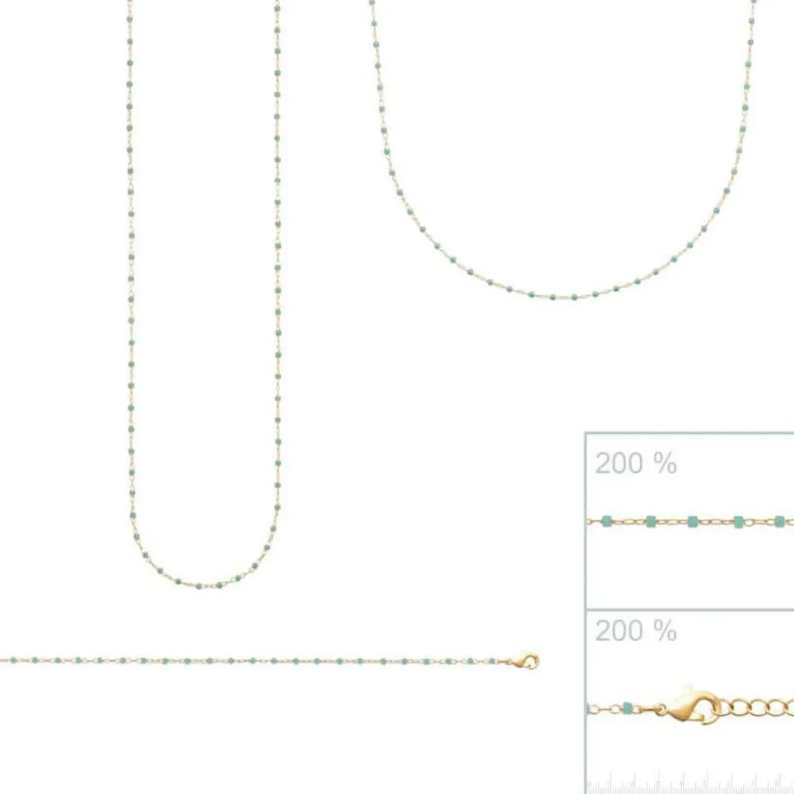 Maison de la Bijouterie Collier femme plaqué or perle miyuki - YU0U6U45 | Femme Collier Et Pendentif