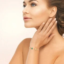 Maison de la Bijouterie Collier femme plaqué or serti clos - UW30Y55V | Femme Bracelet