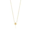 Maison de la Bijouterie Collier femme plaqué or étoile UYZ40W45 Plaqué or | Femme Collier Et Pendentif