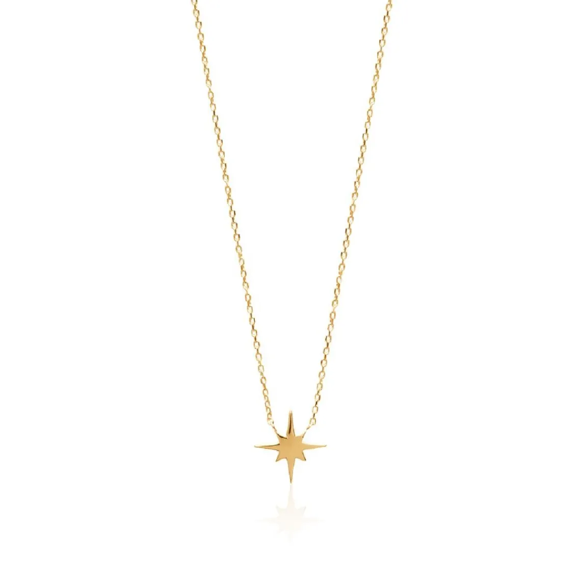 Maison de la Bijouterie Collier femme plaqué or étoile UYZ40W45 Plaqué or | Femme Collier Et Pendentif