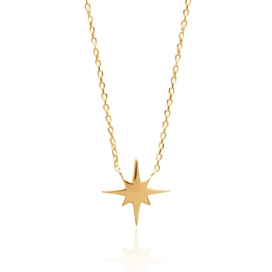 Maison de la Bijouterie Collier femme plaqué or étoile UYZ40W45 Plaqué or | Femme Collier Et Pendentif