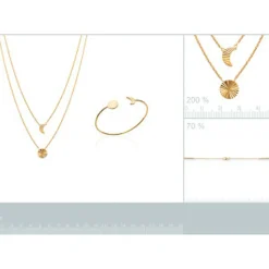 Maison de la Bijouterie Collier femme plaqué or - UYZ53445 | Femme Collier Et Pendentif