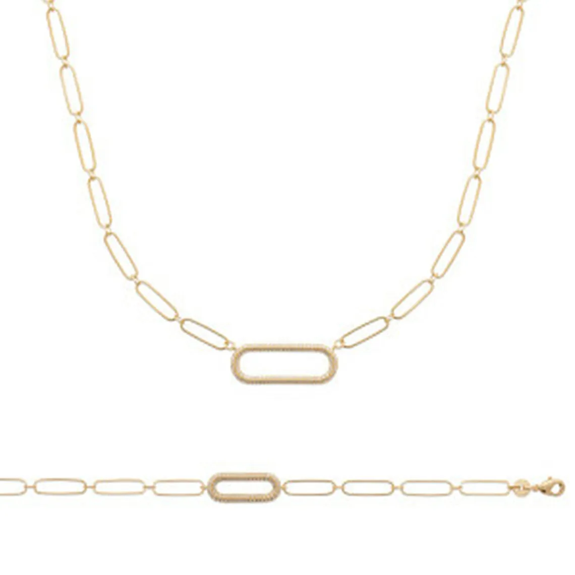 Maison de la Bijouterie Collier femme plaqué or - UYZWU545 | Femme Collier Et Pendentif