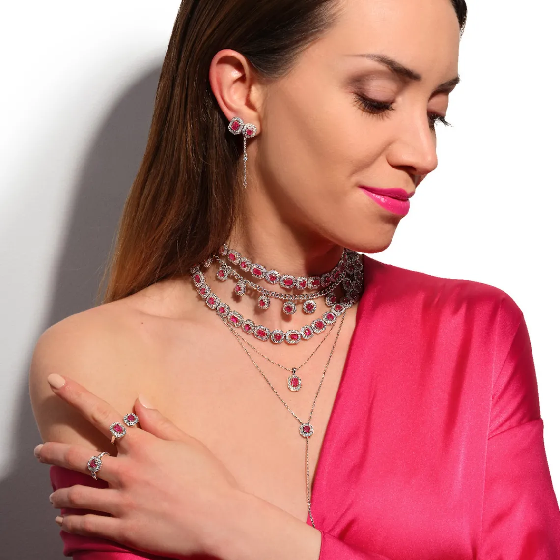 RKG Bijoux Collier Femme Romy - VINN02RHO Argent | Femme Collier Et Pendentif