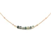 Sloya Collier Femme Piana Agate Aquatique | Femme Collier Et Pendentif