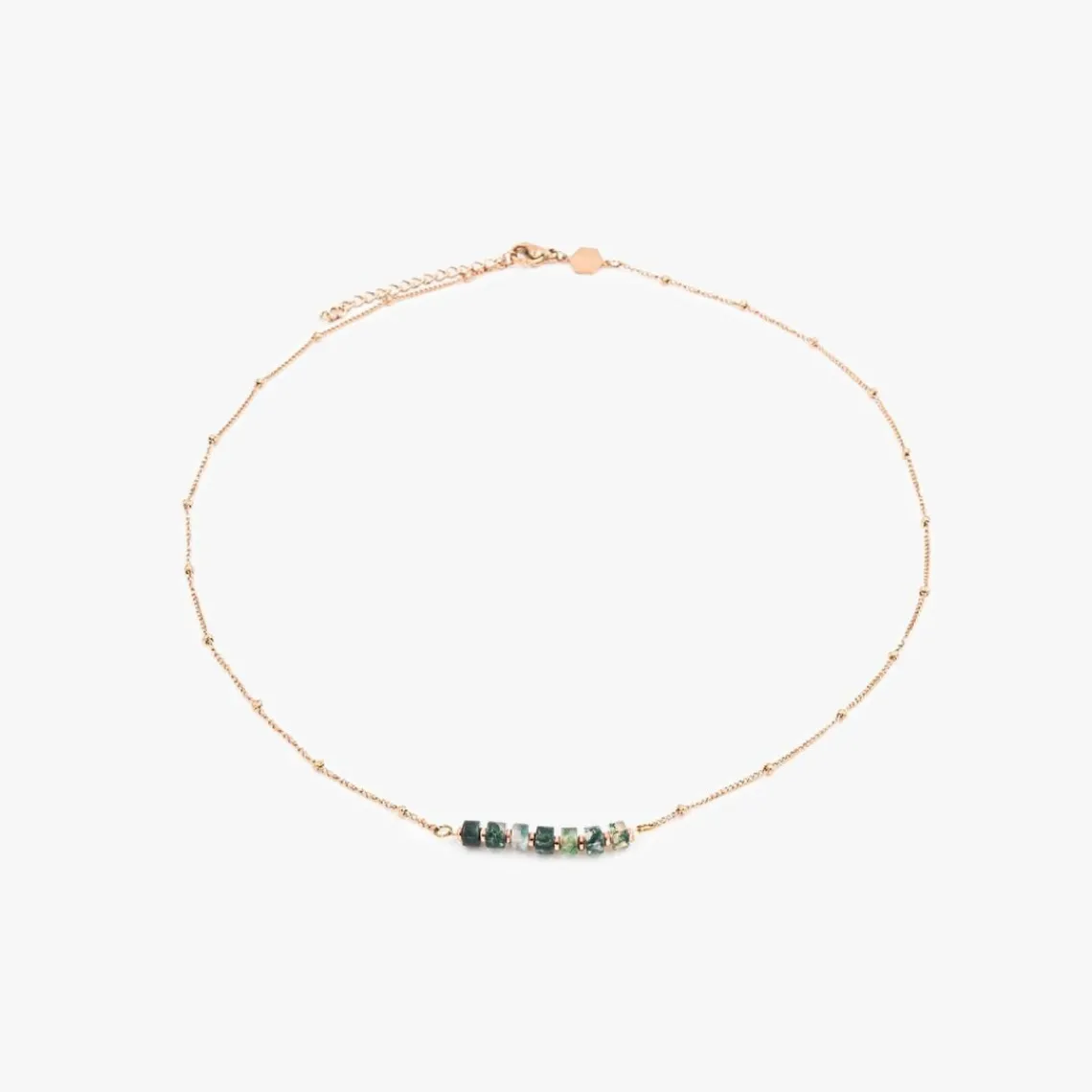 Sloya Collier Femme Piana Agate Aquatique | Femme Collier Et Pendentif