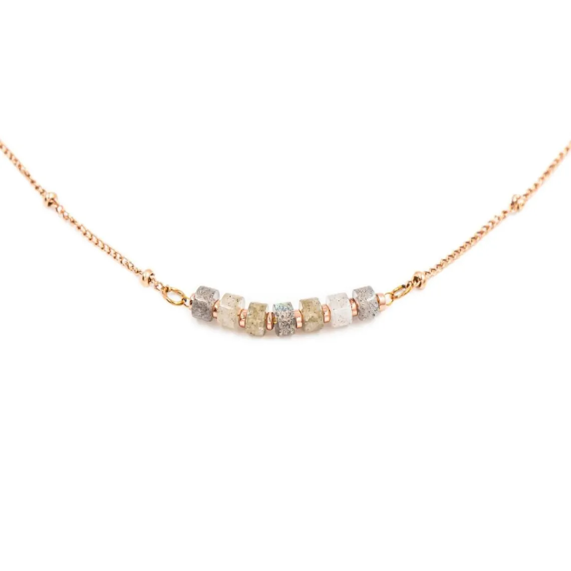 Sloya Collier Femme Piana en pierres Labradorite | Femme Collier Et Pendentif