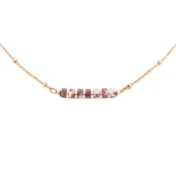 Sloya Collier Femme Piana en pierres Tourmaline | Femme Collier Et Pendentif