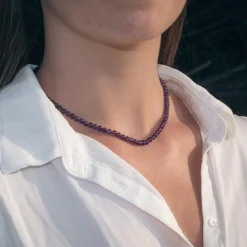 Sloya Collier Femme Serena Améthyste | Femme Collier Et Pendentif