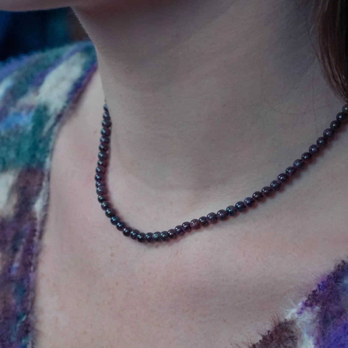 Sloya Collier Femme Serena Grenat | Femme Collier Et Pendentif