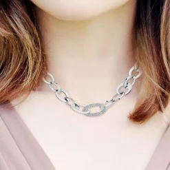 So Charm Bijoux Collier femme So Charm - B2749 Acier Argent | Femme Collier Et Pendentif