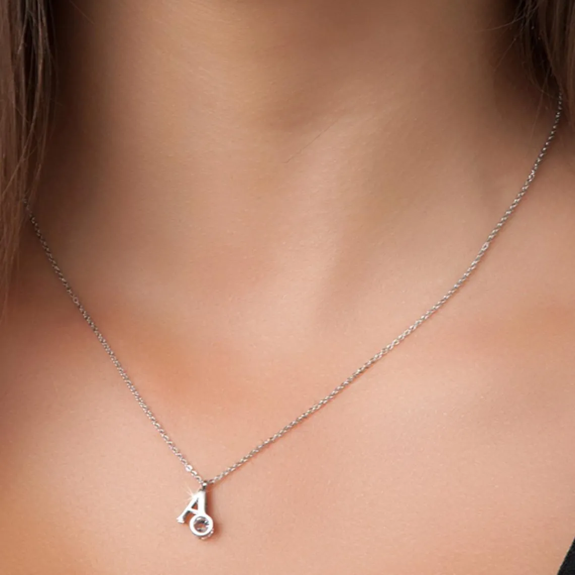 So Charm Bijoux Collier Femme So Charm - B1498-A - Collier Initiale Argenté | Femme Collier Et Pendentif