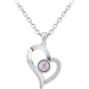 So Charm Bijoux Collier Femme So Charm - B4232-ARGENT - Collier Coeur Argenté | Femme Collier Et Pendentif