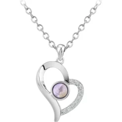 So Charm Bijoux Collier Femme So Charm - B4232-ARGENT - Collier Coeur Argenté | Femme Collier Et Pendentif