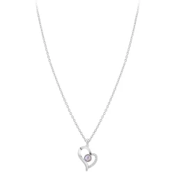 So Charm Bijoux Collier Femme So Charm - B4232-ARGENT - Collier Coeur Argenté | Femme Collier Et Pendentif