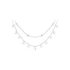 So Charm Bijoux Collier Femme So Charm - B2263-ARGENT+B2370-ARGENT - Collier Mode Argenté | Femme Collier Et Pendentif