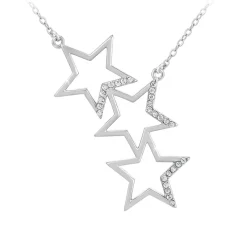 So Charm Bijoux Collier Femme So Charm - B3175-ARGENT - Collier Étoile Argenté | Femme Collier Et Pendentif