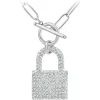 So Charm Bijoux Collier Femme So Charm - B3139-ARGENT - Collier Cadenas Argenté | Femme Collier Et Pendentif