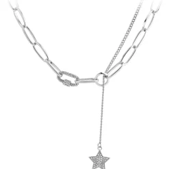 So Charm Bijoux Collier Femme So Charm - B3248-ARGENT - Collier Mode Argenté | Femme Collier Et Pendentif