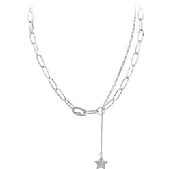 So Charm Bijoux Collier Femme So Charm - B3248-ARGENT - Collier Mode Argenté | Femme Collier Et Pendentif