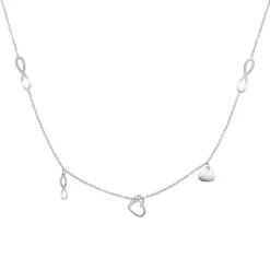 So Charm Bijoux Collier Femme So Charm - B2303-ARGENT - Collier Mode Argenté | Femme Collier Et Pendentif